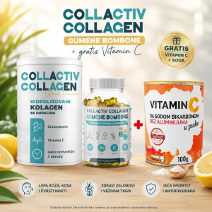 Collactiv collagen – Gumene Bombone + gratis Vitamin C